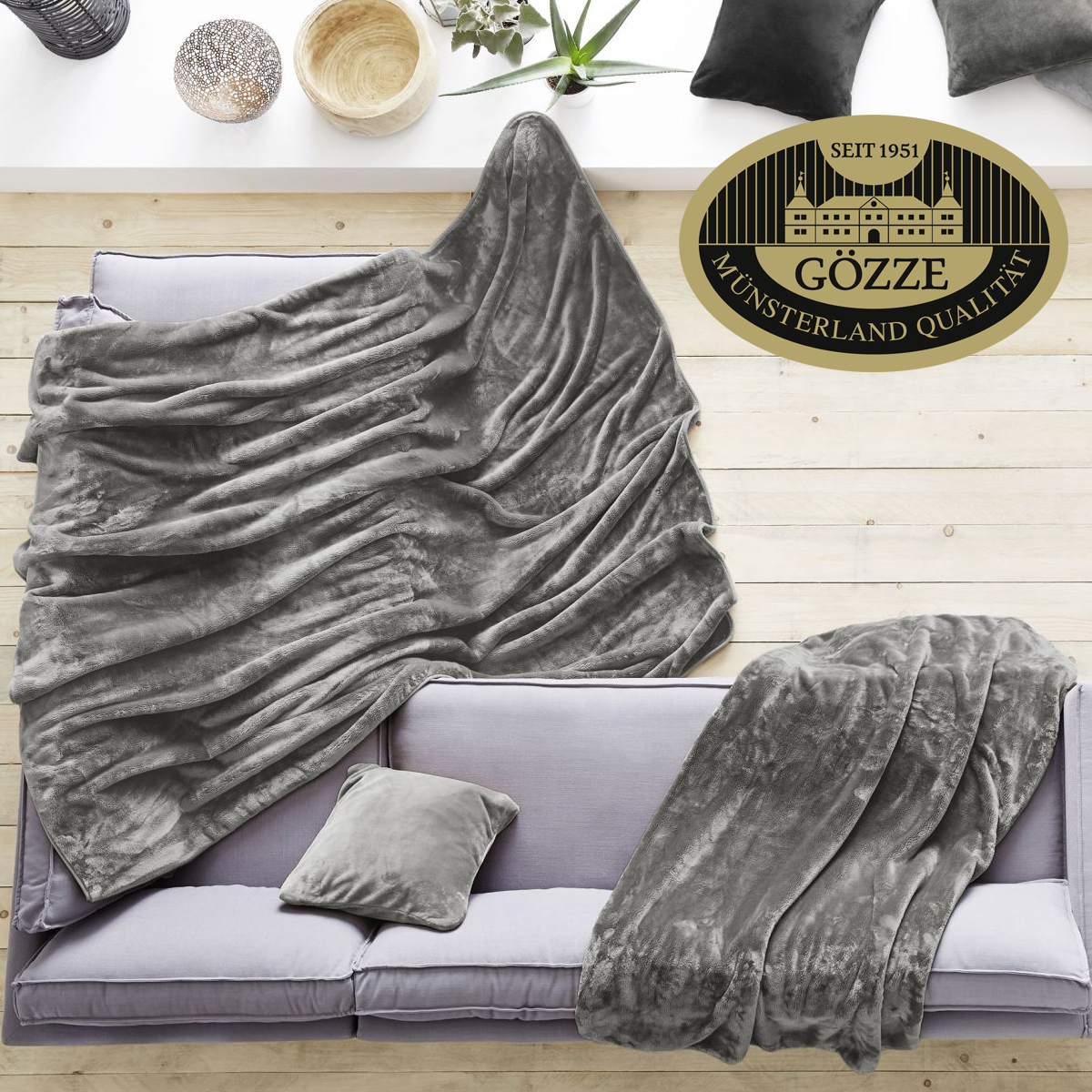 Gözze Coperta Con Cappuccio E Maniche – Plaid In Microfibra 100% Poliestere, Morbida E Calda Con Tasche Laterali, Colore Verde Scuro, Lavabile In Lavatrice - 6